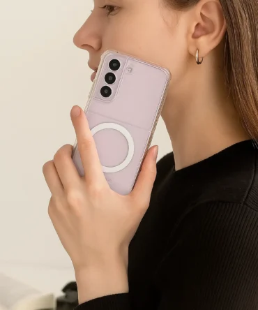 CoverVilla Crystal Clear MagSafe Samsung Galaxy ZF5 and ZF6 Case – Transparent Shockproof