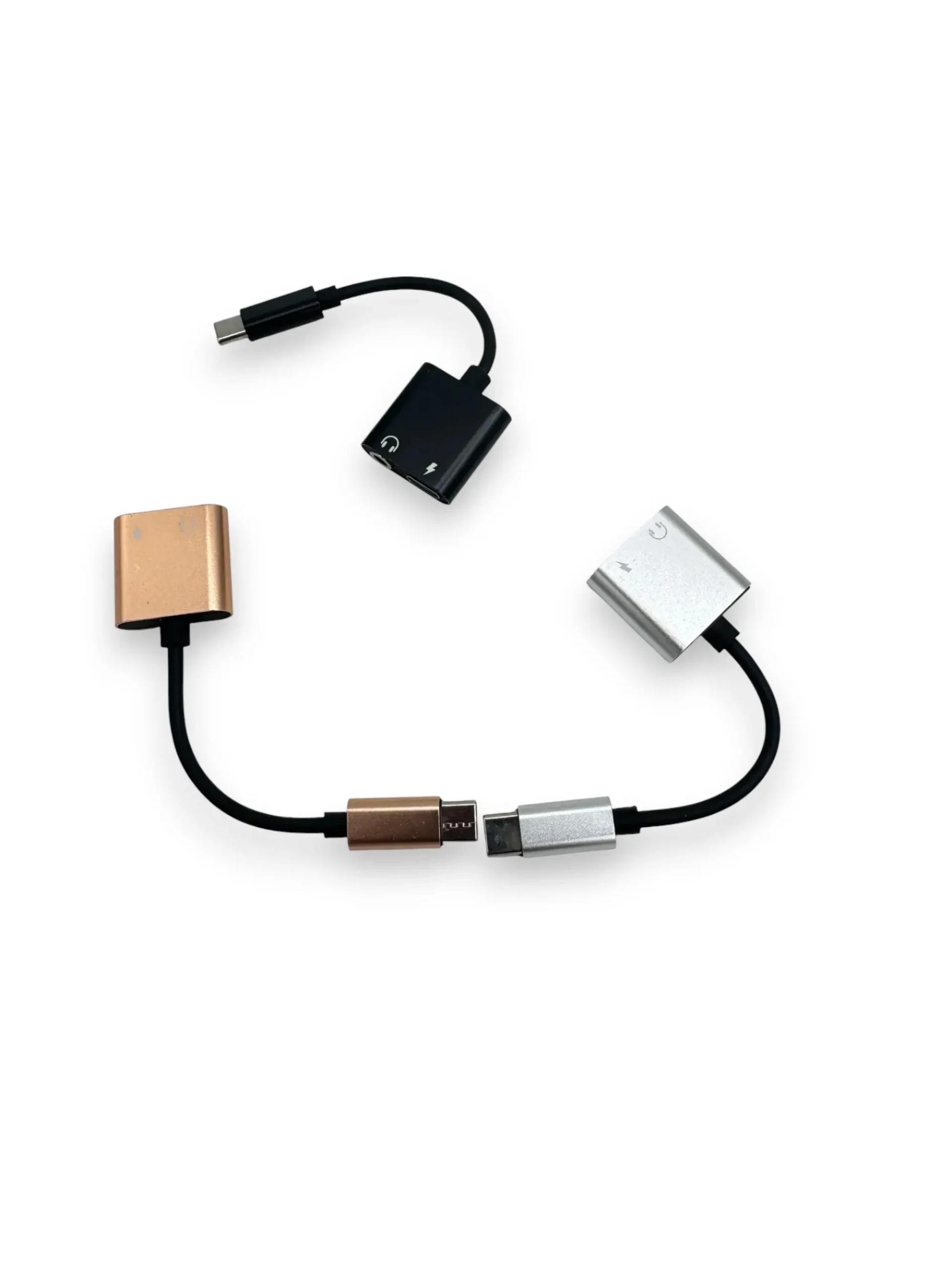 CoverVilla Type-C Audio Adapter – 2-in-1 Splitter for Charging & Music