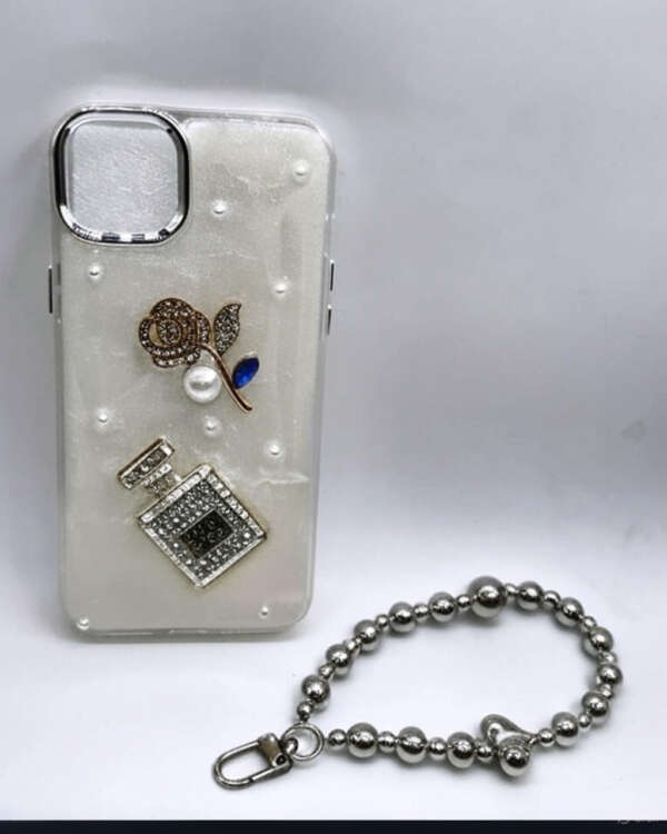 Elegant Floral Gem Phone Case